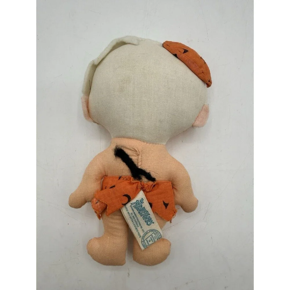 1972 KNICKERBOCKER Toy HANNA BARBERA BAMM BAMM Flintstones STUFFED DOLL 6.5”